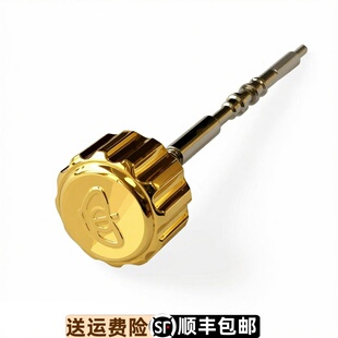 天王表把头GS5705T原装原厂5705正品防水精钢调时旋钮金色把的
