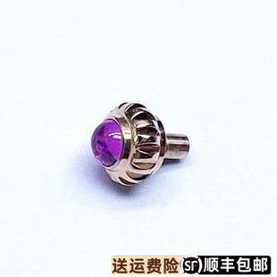 依波56430547原装红宝石表冠把的防水精钢表把头5643原厂专柜正品