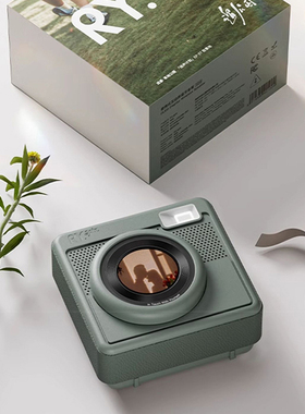 Rubyoung/如比扬RY.Spin氛围小圆屏歌词字幕电子相册便携音响礼物