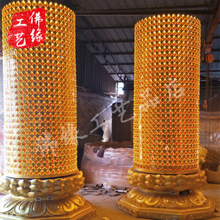 景区千佛灯佛堂万佛灯供佛摆件室内自转光明灯祠堂用佛龛墙千佛塔