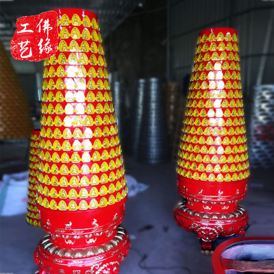 玻璃钢千佛灯可自转带灯