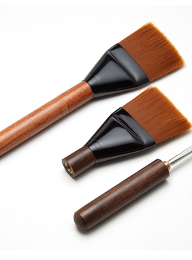 养壶笔不掉毛黑檀 花梨木茶刷双用普洱茶刀茶针 茶笔茶扫壶刷茶刀