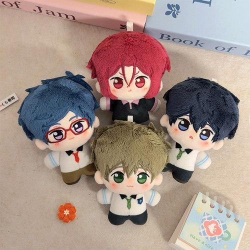 free男子游泳部10cm棉花娃娃挂件