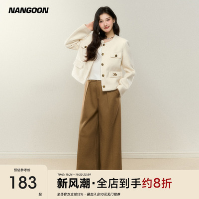 NANGOON原创毛呢小香外套