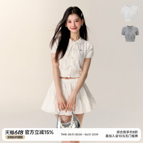 蝴蝶结系带上衣女春夏新款小众