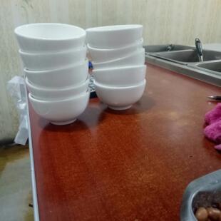 陶瓷加厚家用米饭碗酒店饭店粥碗4.5英寸汤碗不限单 新号开播