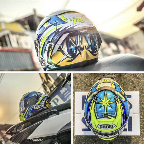 SHOEI全盔X14X15红蚂蚁招财猫加藤美国站孔雀巴塞罗那摩托车头盔