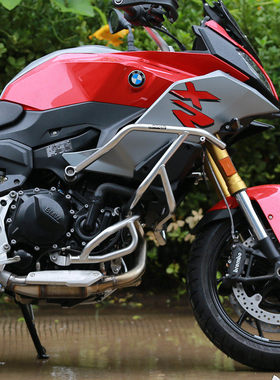 GSADV适用宝马F900XR改装护杠保险杠不锈钢大底板卡钳保护配件