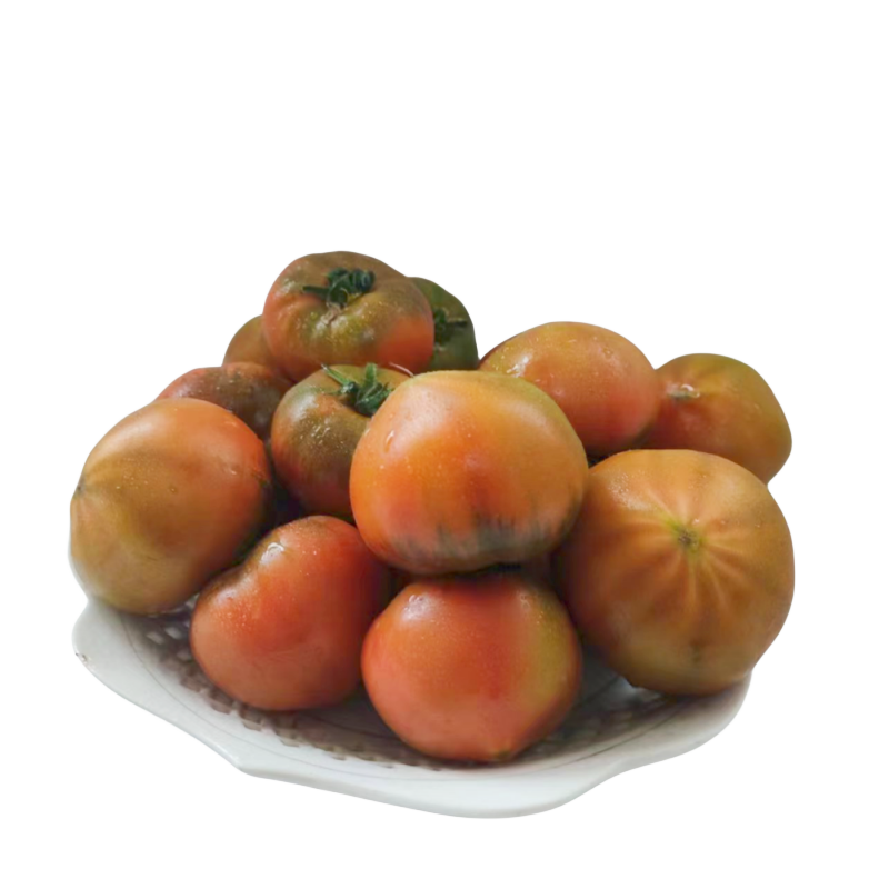 新鲜上市草莓西红柿黛戴安娜蜂柿水果铁皮柿子现摘番茄海阳自然熟