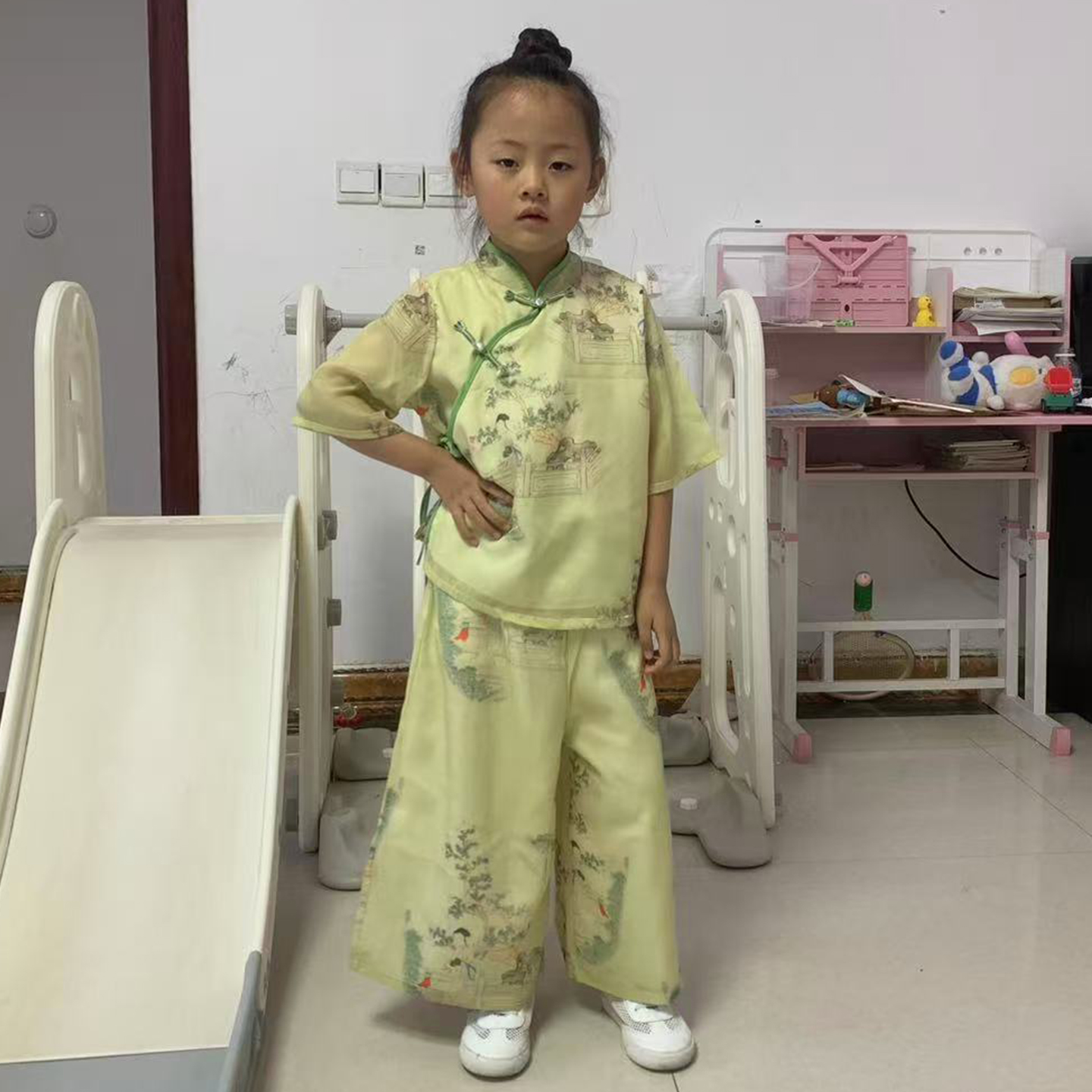 女童汉服套装2025夏季新款