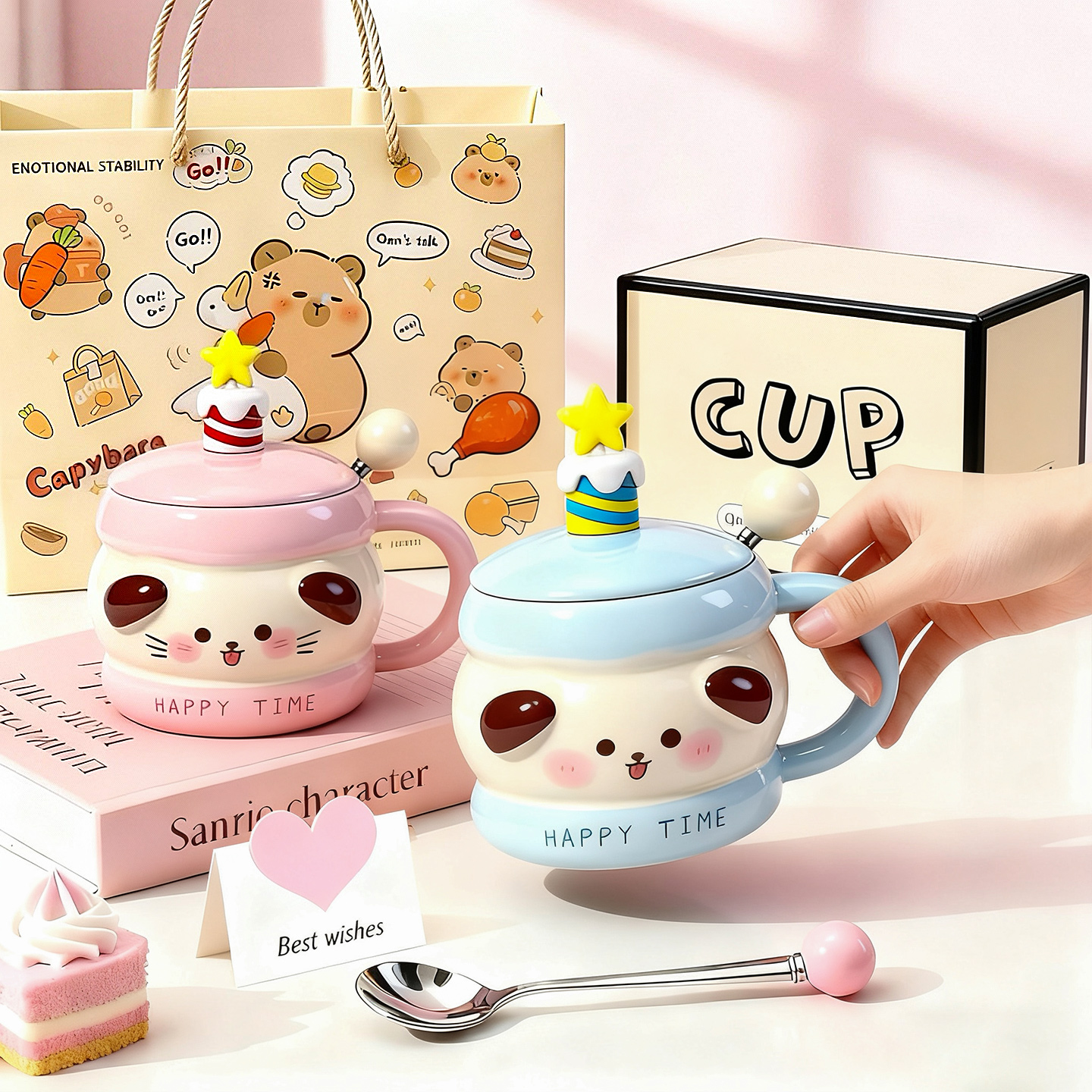 送闺蜜实用陶瓷马克杯