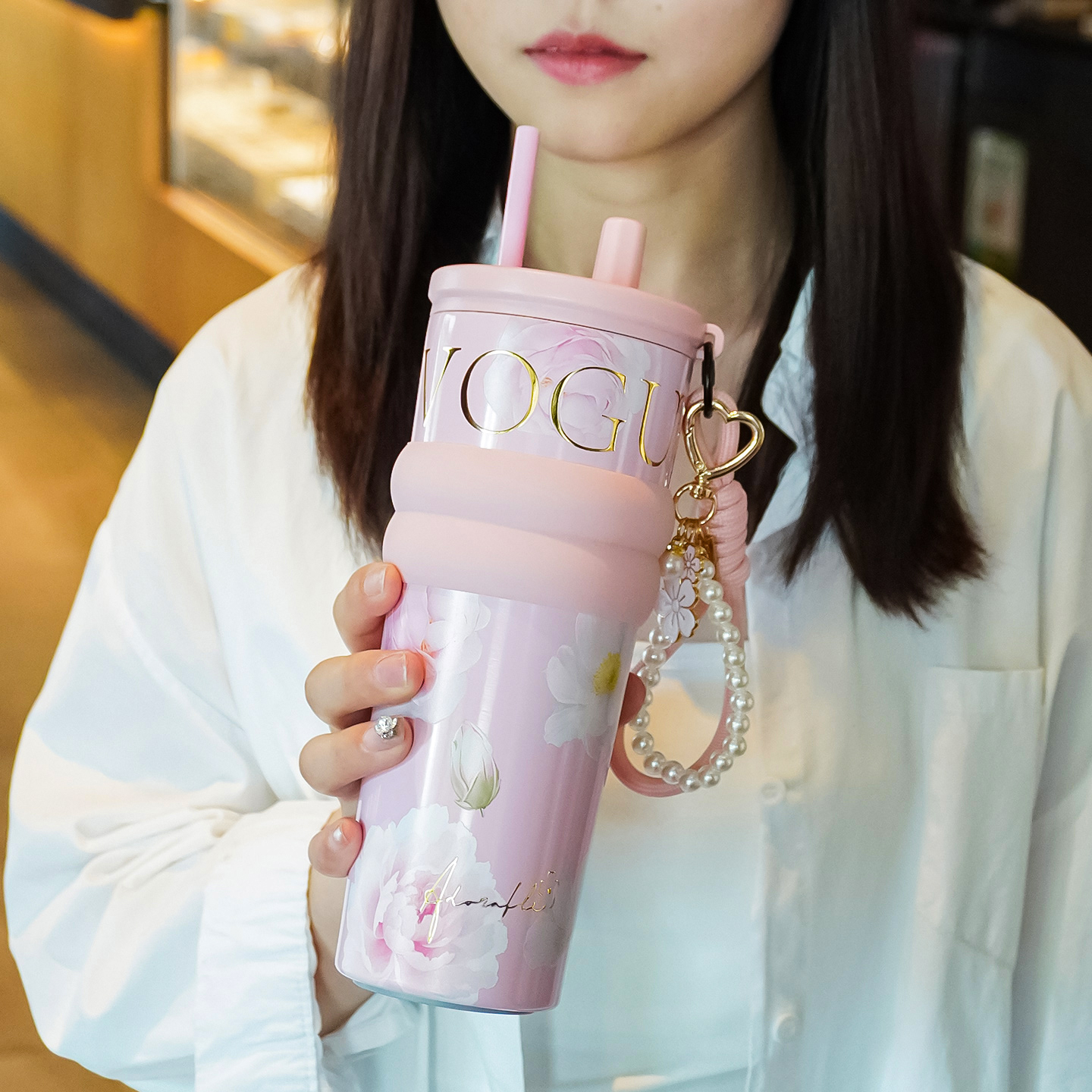 大容量车载咖啡保温杯