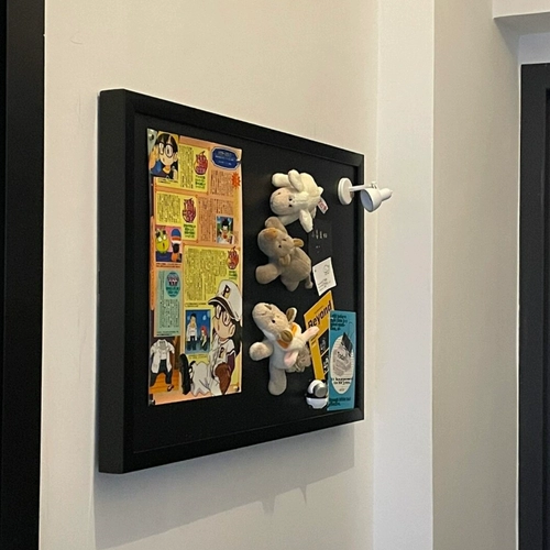 Коробка для метра, консилер, артефакт, магнитная доска, без дырокола, блокировка отверстий в стене, декоративная доска для рисования, наклейка на холодильник для хранения фото на стене