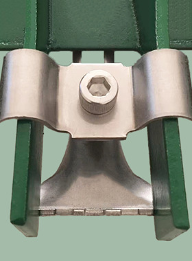 A3040卡扣C卡子楼梯玻璃钢格栅固定夹不锈钢安装夹镀锌夹m型L包边