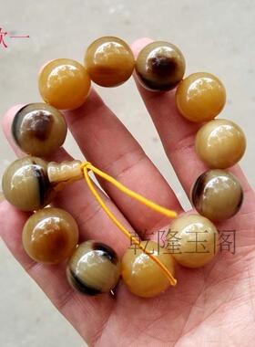 西藏佛珠男女款文玩牦牛角手串