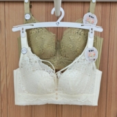 都市丽人薄款 内衣YBT2C8花瓣杯兔耳透气聚拢收副乳四排扣性感文胸