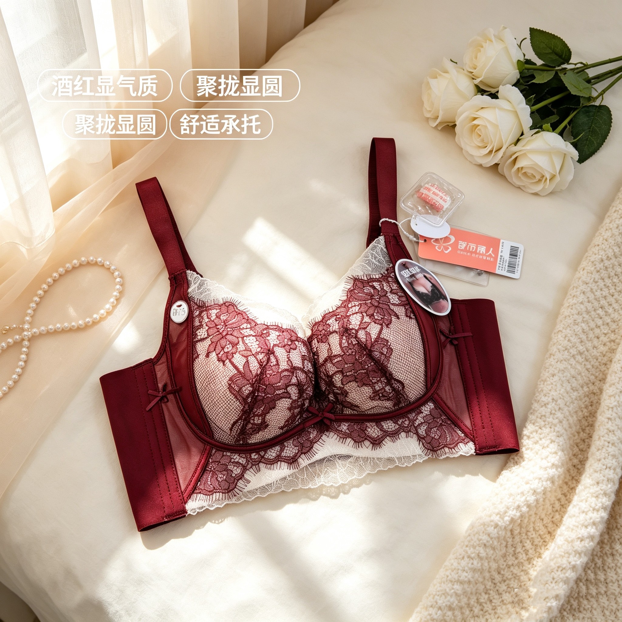 都市丽人正品内衣LJC1M2氨基酸蚕丝蛋白聚拢收副乳记忆圈调整文胸