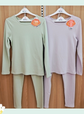 都市丽人女士秋衣秋裤LWH1C7舒绒棉亲肤柔软蓄热保暖95棉圆领套装