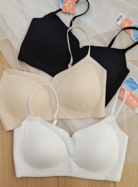 都市丽人美背内衣LVC1A5丝滑无痕光面抹胸薄款舒适透气固定杯文胸