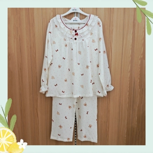 都市丽人女士睡衣LHH9D2长袖长裤套装柔软舒适透气亲肤家居服套装