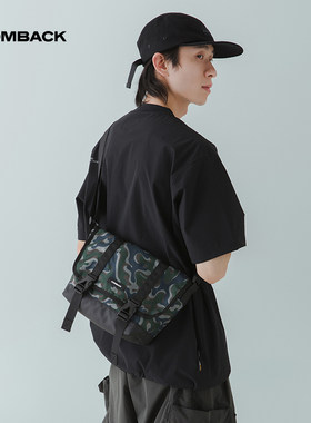 COMBACK迷彩印花斜挎包