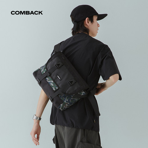 COMBACK迷彩印花邮差包