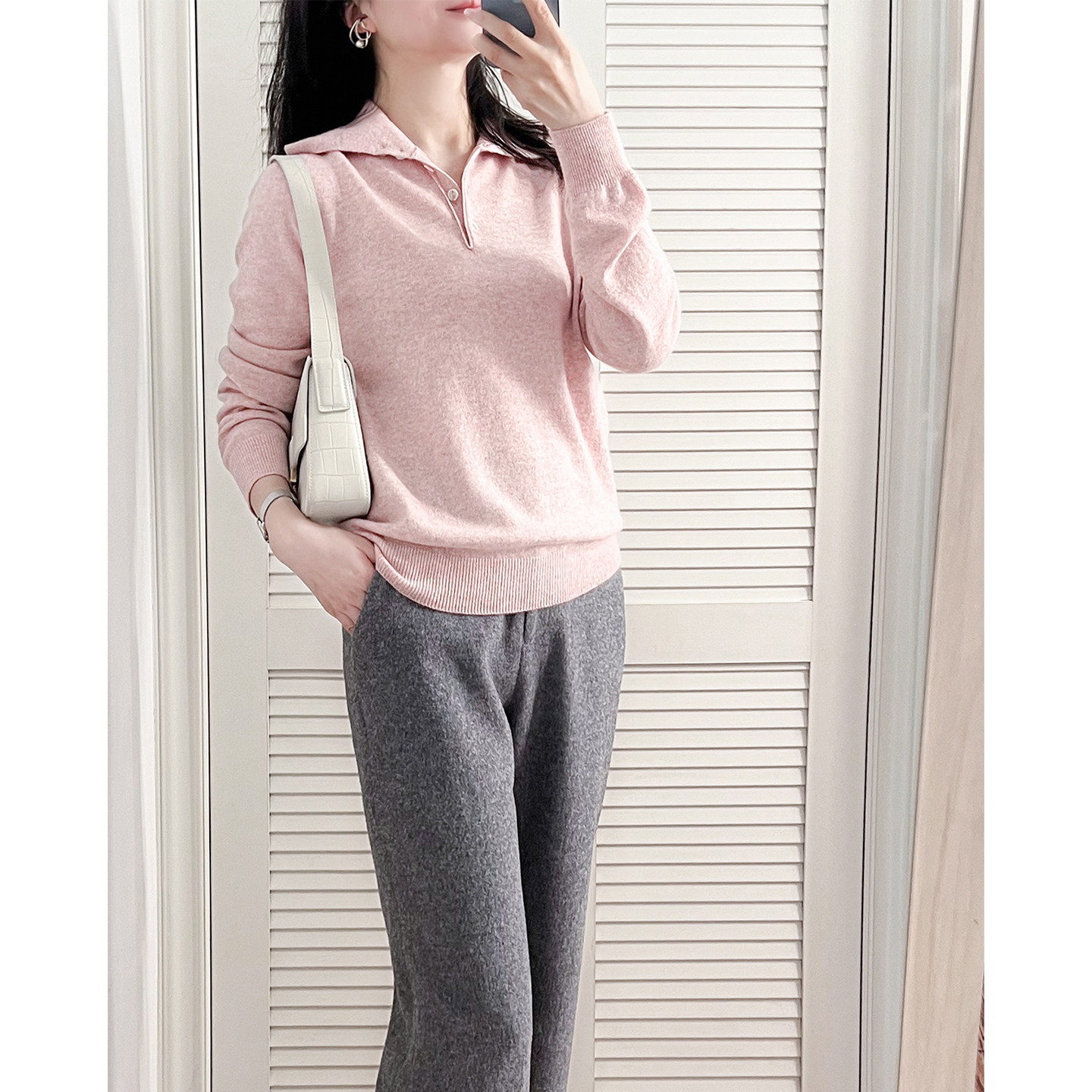 YouYoung阿拉善半精纺羊绒衫