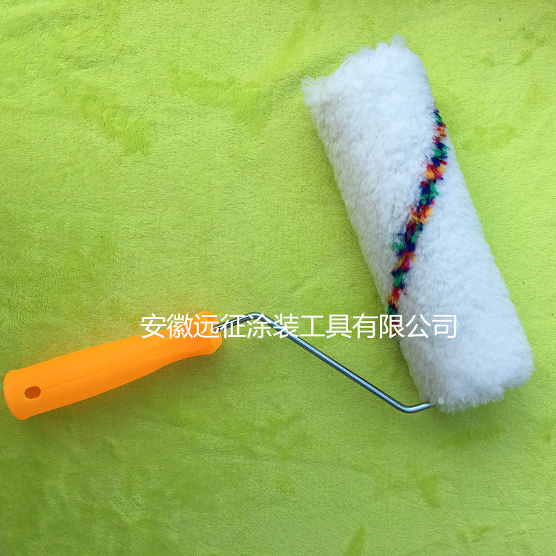远征牌9寸油漆涂料胶水乳胶漆加厚长毛粗毛滚筒刷刷墙工具套装