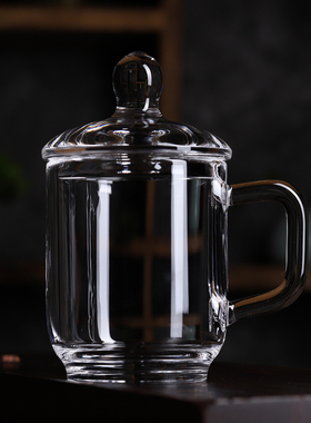 茶杯男款专用个人主杯老干部茶楼水晶原石士红绿养生高档端女熔炼