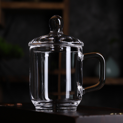 茶杯男款专用个人主杯老干部茶楼水晶原石士红绿养生高档端女熔炼