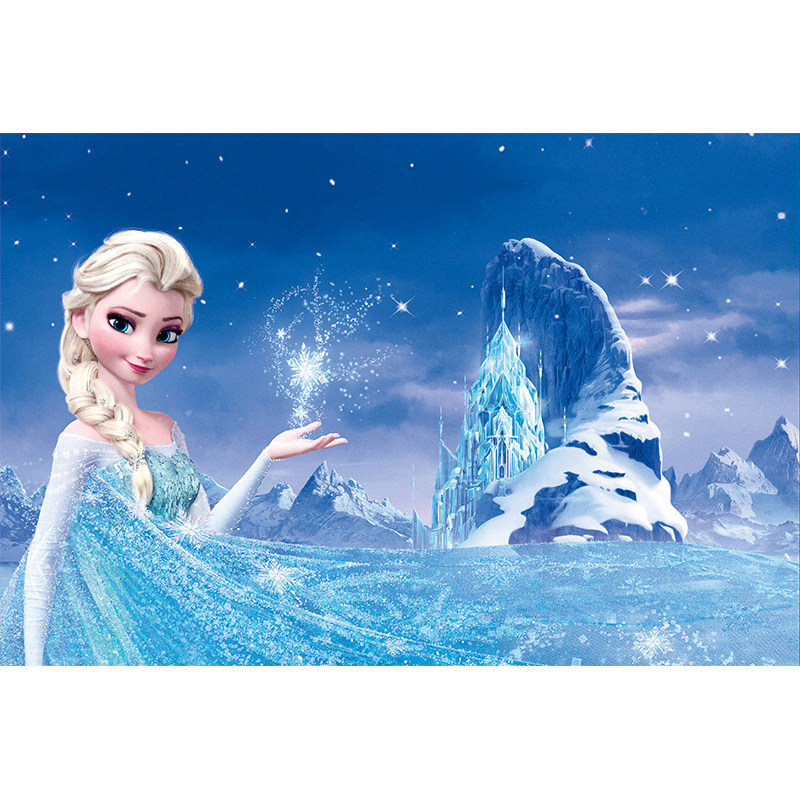 冰雪奇缘艾莎公主墙贴儿童房装饰贴纸卡通动漫背景墙贴画