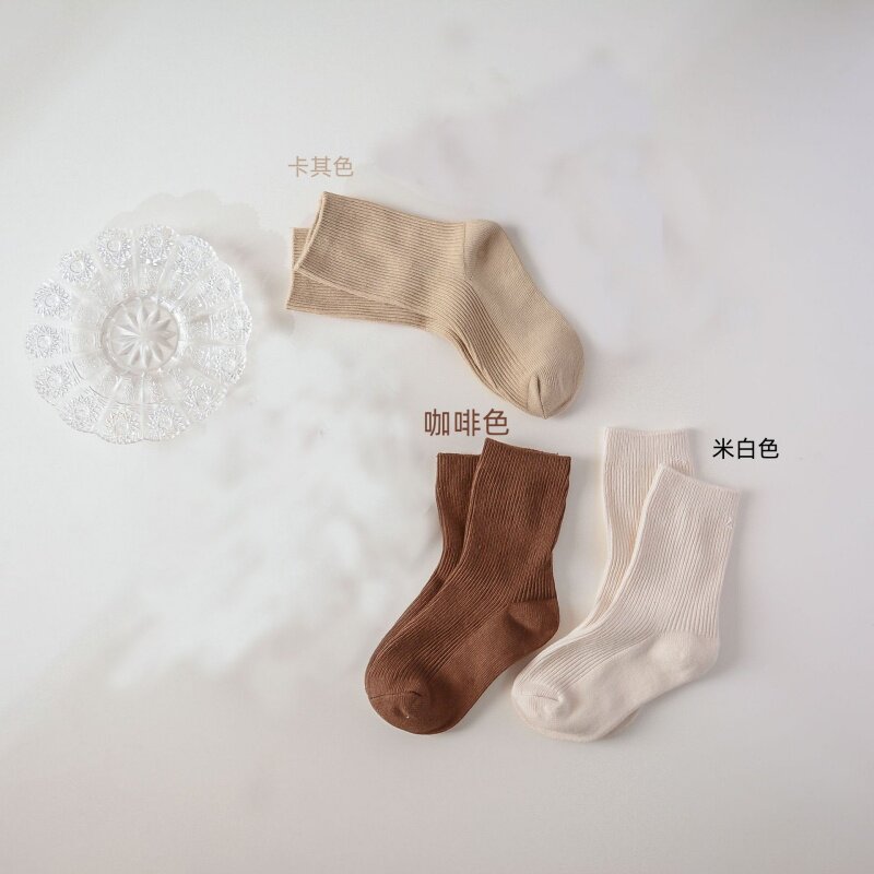儿童袜子韩版竖条袜子（5双包邮）