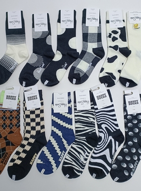 36-40码不支持七天无理由退货商务几何女袜70-80%棉满30元包邮