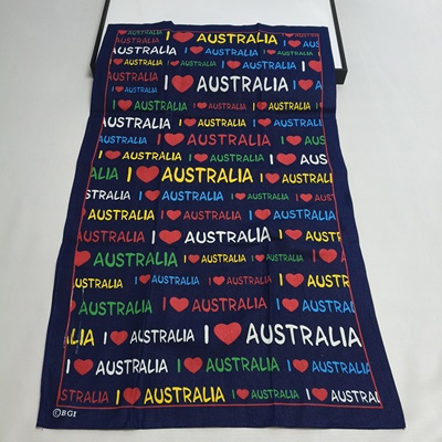 [挂布]tea towel茶巾纯棉Australia 我爱澳大利亚主题