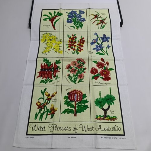 [挂布]tea towel茶巾Wild Flowers of West Australia澳洲野花