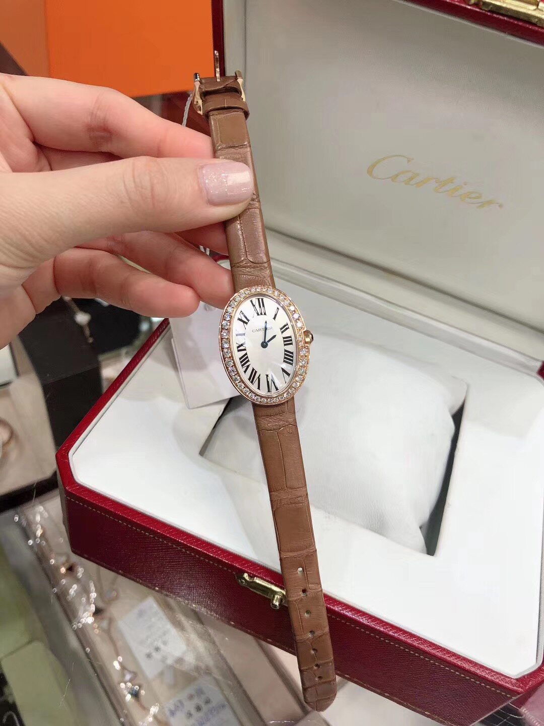 二手正品奢侈品浴缸W8000007后钻女士石英腕表奢侈品回收