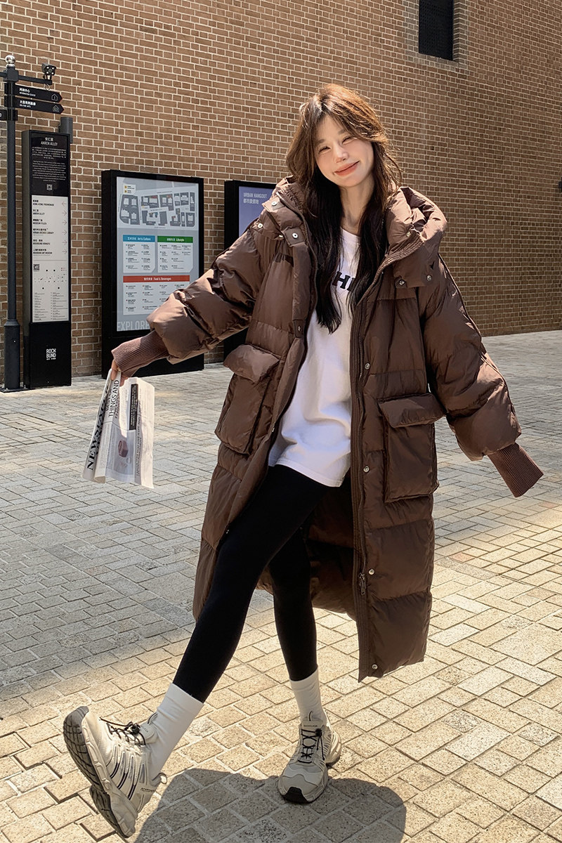 2025冬现货70绒加厚保暖中长款羽绒服2D152-S021-P260K398,女装羽绒服,2D152