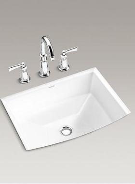 科勒雅琦浴室柜洗脸盆台下盆K-2355T-0