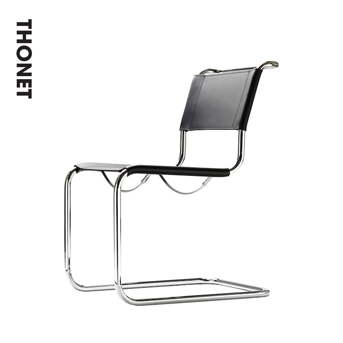 德国原产 Thonet S33 S34 悬臂椅 Mart Stam Bauhaus