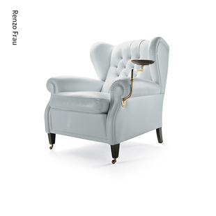 意大利进口正版 Poltrona Frau 雪茄椅 1919 红酒椅扶手椅休闲椅