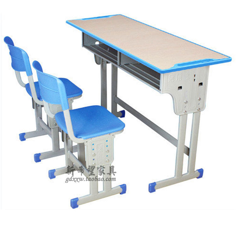 学生学习课桌椅加固型可升降课桌椅课外辅导桌椅带靠背特价直销