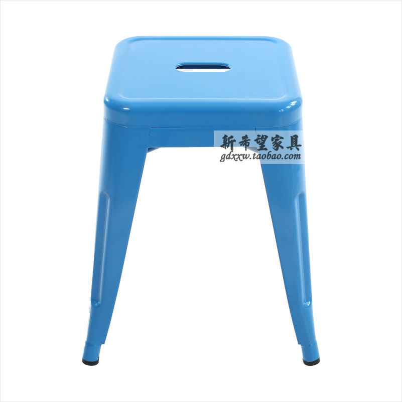 时尚铁皮椅复古餐吧椅简约酒吧椅多颜色铁艺椅稳固金属椅厂家直销