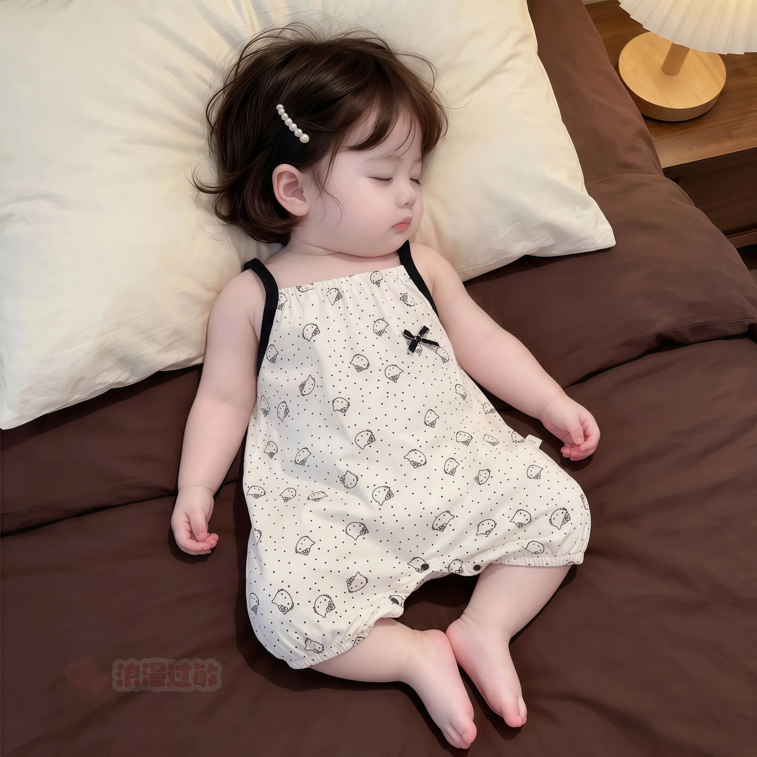儿童连体睡衣婴宝服夏季薄