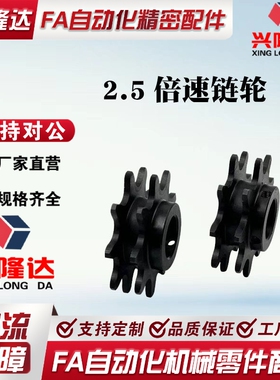 主动轮从动轮2.5倍速链轮WESP3.4.5 BS25C206BC208AC210A倍速链条