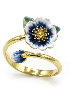 女超仙蔷薇花耳环欧美包金