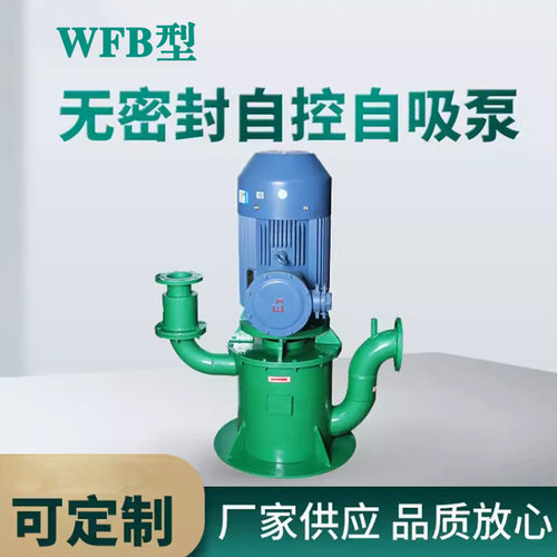 定制125WFB自控自吸泵 WFB自吸排污泵 碳钢 不锈钢多种材质