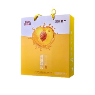 福源门黄桃罐头312*9罐礼盒装衡水深州特产礼品水果捞零食脆甜品