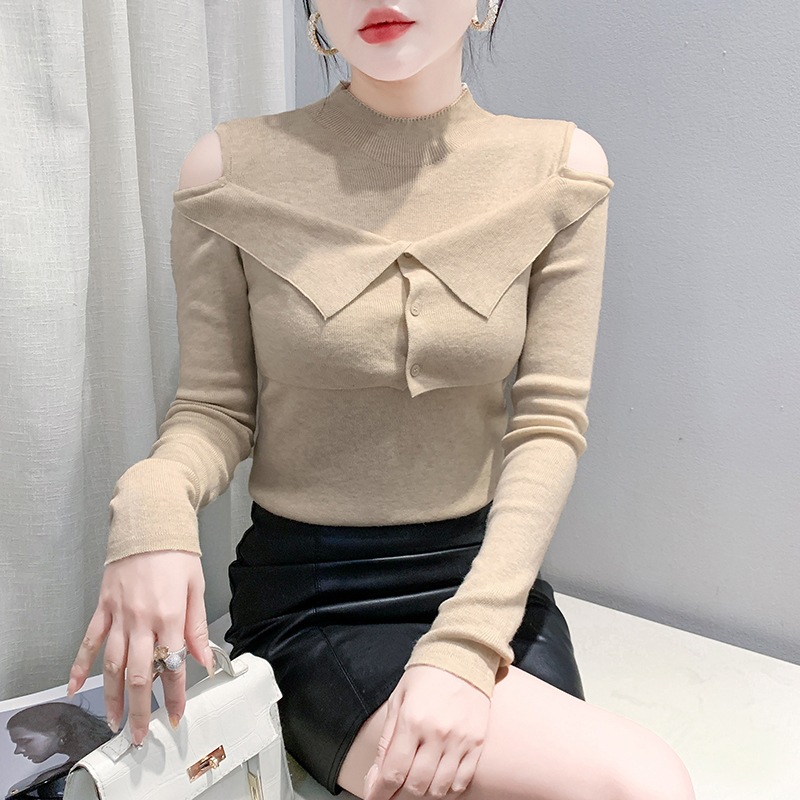 新款实拍2024秋冬法式洋气漏检设