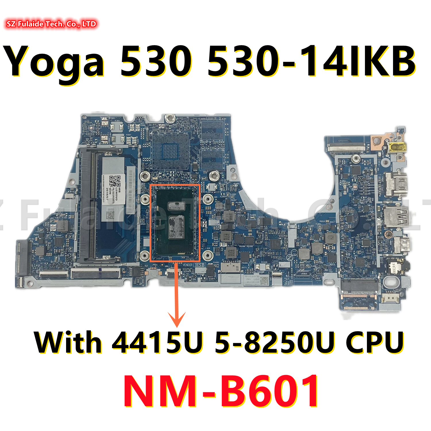 适合联想 530S-14IKB 15IKB AIR 14IKBR 15IKBR 主板 NM-B601 i5