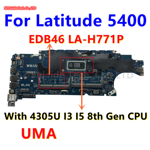 Dell Latitude E5400 Chromebook 主板 LA-H771P 059NR0 04J3P1